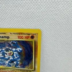 Machamp 8/102 1st Edition Holo Base Set Pokemon - Image 3