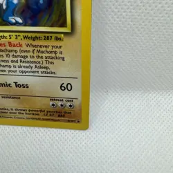 Machamp 8/102 1st Edition Holo Base Set Pokemon - Image 4