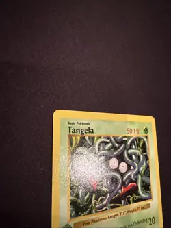 Pokemon TCG Base Set 1st Edition Shadowless Tangela 66/102 Excellent Condition!! - Image 3