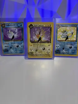 Pokemon TCG Vaporeon Dark Jolteon Kangaskhan EX M Kangaskhan EX Card Lot Bundle - Image 1