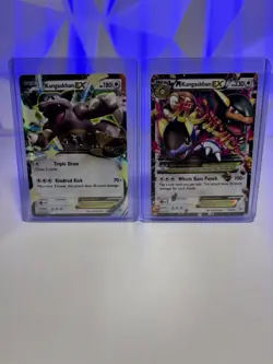 Pokemon TCG Vaporeon Dark Jolteon Kangaskhan EX M Kangaskhan EX Card Lot Bundle - Image 2