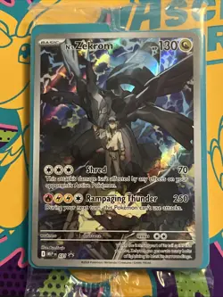 Pokemon N’s Zekrom 031 Ascended Heroes - Sealed ETB Promo - NM - Image 1