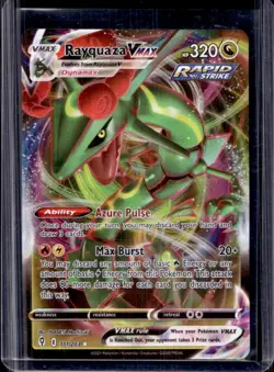 2021 Pokemon SWSH Evolving Skies Rayquaza VMAX #111/203 - Image 1