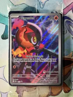 Charcadet (Pokemon Center Exclusive) 022 Me: Mega Evolution Promo Holo SEALED - Image 2