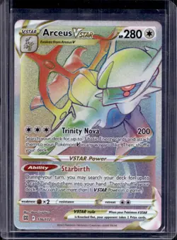 2022 Pokemon SWSH Brilliant Stars Arceus VST Secret Rare #176/172 - Image 1