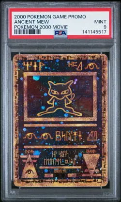 2000 POKEMON GAME MOVIE POKEMON 2000 MOVIE ANCIENT MEW PSA 9 - Image 1