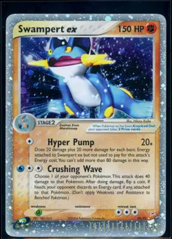 Pokemon TEAM MAGMA vs TEAM AQUA - #95/95 Swampert ex - Holo - ENG - Near Mint - Image 1