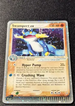 Pokemon TEAM MAGMA vs TEAM AQUA - #95/95 Swampert ex - Holo - ENG - Near Mint - Image 4