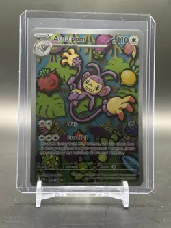 Pokemon Ambipom Illustration Rare Me02: Phantasmal Flames Holo 107/094 - Image 1