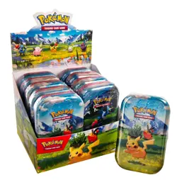 Pokemon Ascended Heroes MINI TIN DISPLAY BOX Sealed 10x Tins INHAND! SEE PHOTO! - Image 1