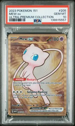 2023 POKEMON 151 ULTRA-PREM COLL #205 MEW EX PSA 10 - Image 1