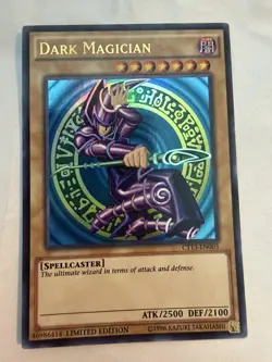 1996 Yugioh Limited Edition DARK MAGICIAN RARE HOLO #CT13-EN003 - Image 1