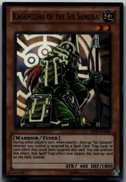 Kagemusha of the Six Samurai Super Rare Astral Pack 1 AP01-EN006 LP - Image 1