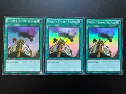 3x Shien's Smoke Signal SDWA-EN030 Super Rare 1st Edition Lightly Played - Image 1