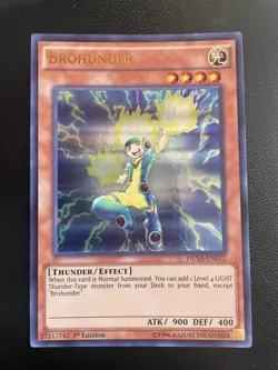 YUGIOH BROHUNDER DUSA-EN012 1st Edition Ultra Rare NM - Image 1