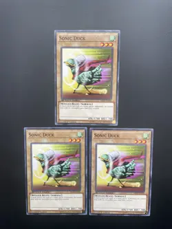 Yugioh Sonic Duck SBAD-EN036 1st Edition Common Speed Duel NM/LP X3 - Image 1