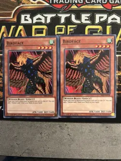 Yu-Gi-Oh! Speed duel Birdface X2 NM 1st Edition - Image 1