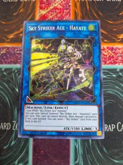 Yu-Gi-Oh! Sky Striker Ace - Hayate MP19-EN109 Prismatic Secret Rare 1st Ed NM - Image 1