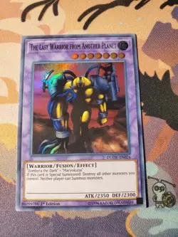 The Last Warrior From Another Planet DUOV-EN076 Ultra Rare 1st Ed Yugioh - Image 1