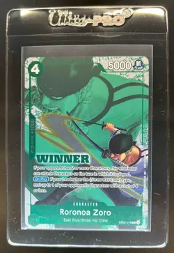 2025 One Piece Tournament Promos Roronoa Zoro Winner Pack Vol. 3 #EB02-019 - Image 1