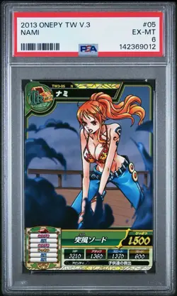 PSA 6 2013 ONE PIECE ONEPY TREASURE WORLD VOL.3 #05 NAMI - Image 1