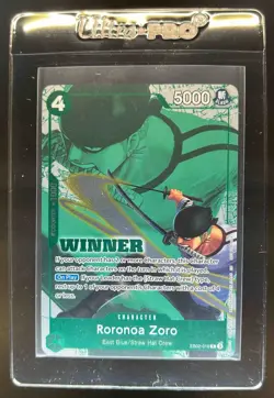 2025 One Piece Tournament Promos Roronoa Zoro Winner Pack Vol. 3 #EB02-019 - Image 1