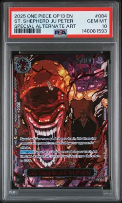 2025 ONE PIECE OP13-CARRYING ON HIS WILL ALT ART ST. SHEPHERD JU PETER PSA 10 - Image 1