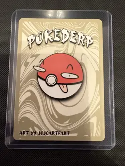 BREAKOUT 1st Edition Pokederp Achu Pikachu 6/7 First Print Custom Derpy Card - Image 2