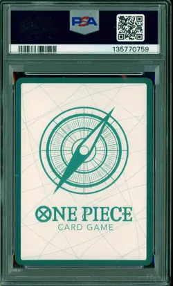 2025 One Piece PRB02 EN Don!! Card Shanks Holo Foil PSA 10 GEM MINT - Image 2