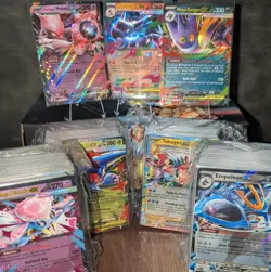 Pokemon TCG 150 Card Lot With Double Rare EX + 20 Holos! No Energies Or Dupes! - Image 1