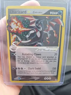 Charizard GOLD STAR CUSTOM Fan Art, DIY Custom Card, For Display Only - Image 2