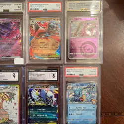 Pokemon Big Graded Card Lot Of 10 PSA/Cgc/AGs Slabs Includes Grades 9’s To 10 - Image 3