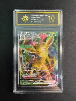Leafeon VMAX 07 14/15 CBB2C Simplified Chinese Set Pokemon Card goldenP10 - Image 1
