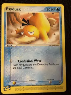 Pokemon TCG Psyduck EX Sandstorm Uncommon Card 73/100 - Image 1
