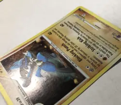 Pokemon LUCARIO Card 2/17 Holo Rare MP POP Series 8 Unlimited Moderate Play - Image 4