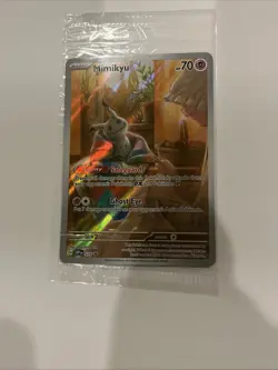 Mimikyu 075 Sv: Scarlet & Violet Holo SEALED PROMO Full Art Pokemon Card - Image 1