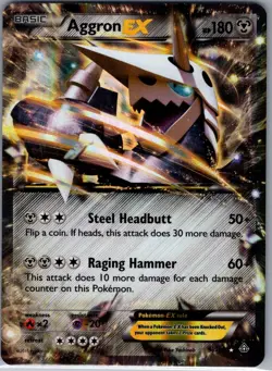 Aggron EX 93/160 XY - Primal Clash - Pokemon Card - NM - Image 1