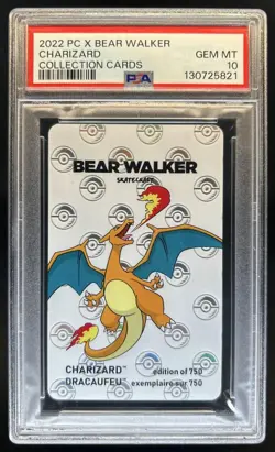 2022 PC Pokemon X Bear Walker Charizard Collection Cards PSA 10 Gem Mint - Image 1