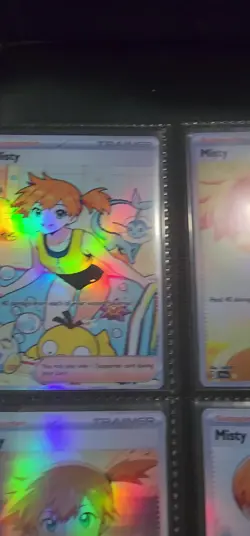 Lot of 9 Custom holo fanart mixed V Pokemon Trading Card Sleeved & Top Loaded!! - Image 2