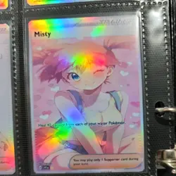Lot of 9 Custom holo fanart mixed V Pokemon Trading Card Sleeved & Top Loaded!! - Image 5