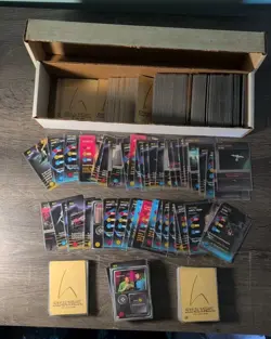 1996 STAR TREK THE CARD GAME TCG Set 400+ Cards Fleer Skybox CCG Bundle Lot - Image 1