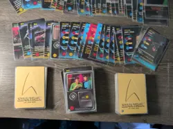 1996 STAR TREK THE CARD GAME TCG Set 400+ Cards Fleer Skybox CCG Bundle Lot - Image 3