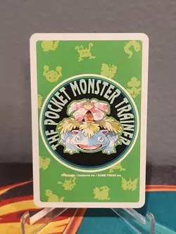 Pokemon Omanyte 7 of Heart Green Venusaur Deck Playing Card Poker - Image 2