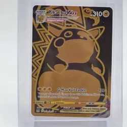 Pokemon Pikachu VMAX TG29/TG30 Lost Origin Trainer Gallery Black Gold Rare Card - Image 1