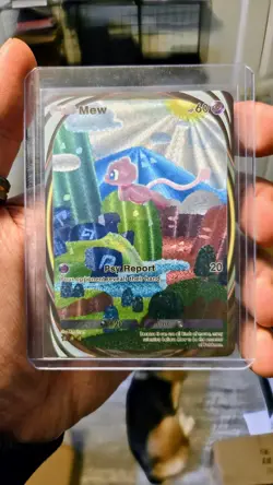 ~ Pocket Pokemon Mew ex Immersive Illustration Textured Art Card Holo ~ - Image 1