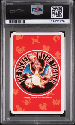 1996 POKEMON RED VERSION PLAYING CARDS 3 OF SPADES #034 NIDOKING PSA 9 - Image 2
