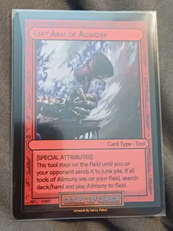 Divorced Dads Age of Alimony Cards - Left Arm of Alimony - Image 1