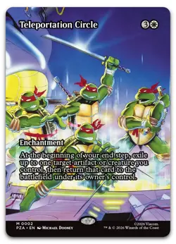 Teleportation Circle (Borderless) #2 (NM) PZA Magic MTG - Image 1