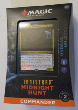 MTG UNDEAD UNLEASHED Innistrad: Midnight Hunt Commander Deck SEALED - Image 1