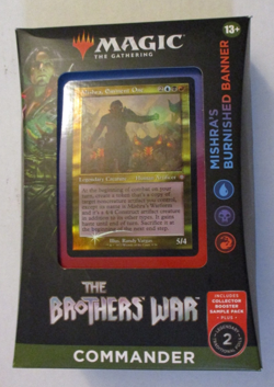 MTG MISHRA'S BURNISHED BANNER The Brothers' War Commander Deck SEALED - Image 1
